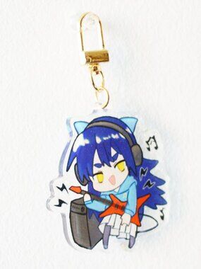 Ryo Yamada Keychain Bocchi the Rock Anime Acrylic Charm